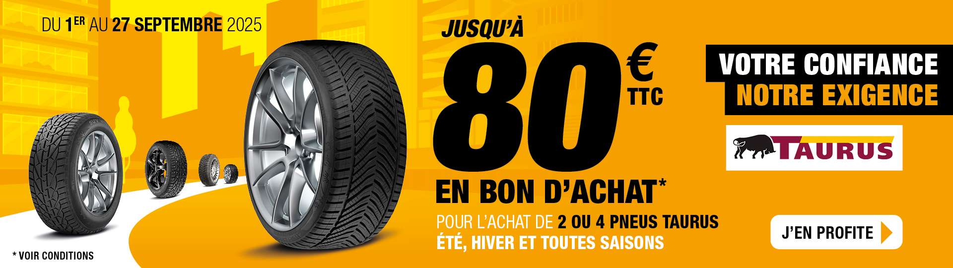 promo pneu taurus
